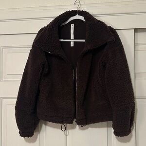 Lululemon Athletica Dark Brown Sherpa Jacket